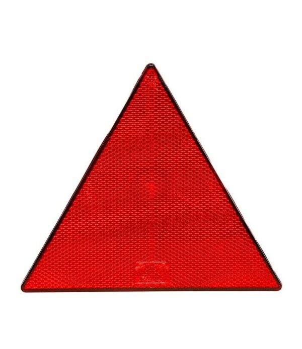CATADIOTTRO TRIANGOLARE ROSSO CON PERNO - immagine 2
