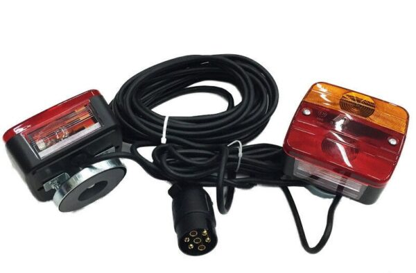 KIT FANALI QUADRATI COMPLETO DI CABLAGGIO - immagine 3